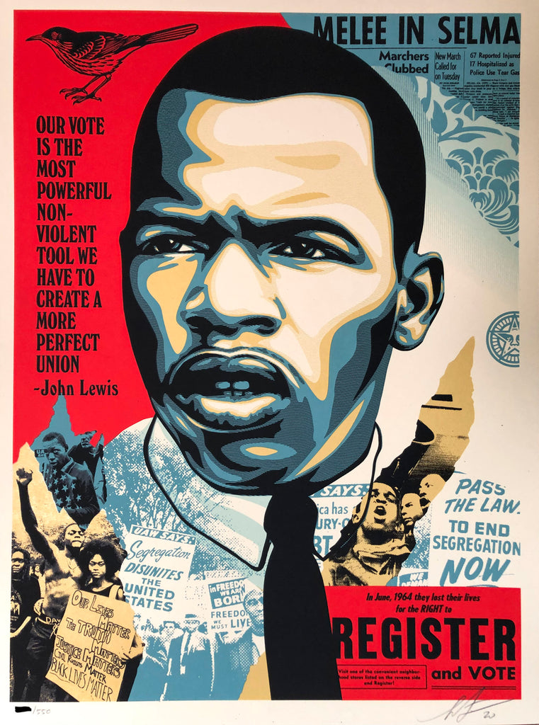 Shepard Fairey - John Lewis (Good Trouble)