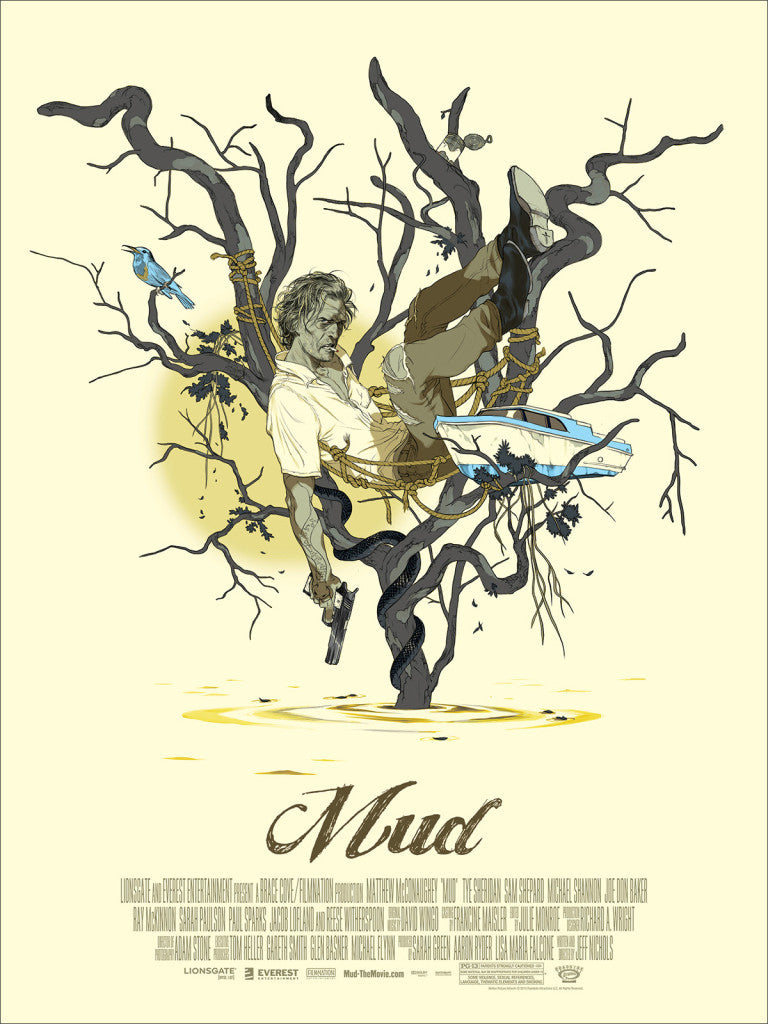 Mondo to Release Prints by Tomer Hanuka for Mud and Midnight Special
