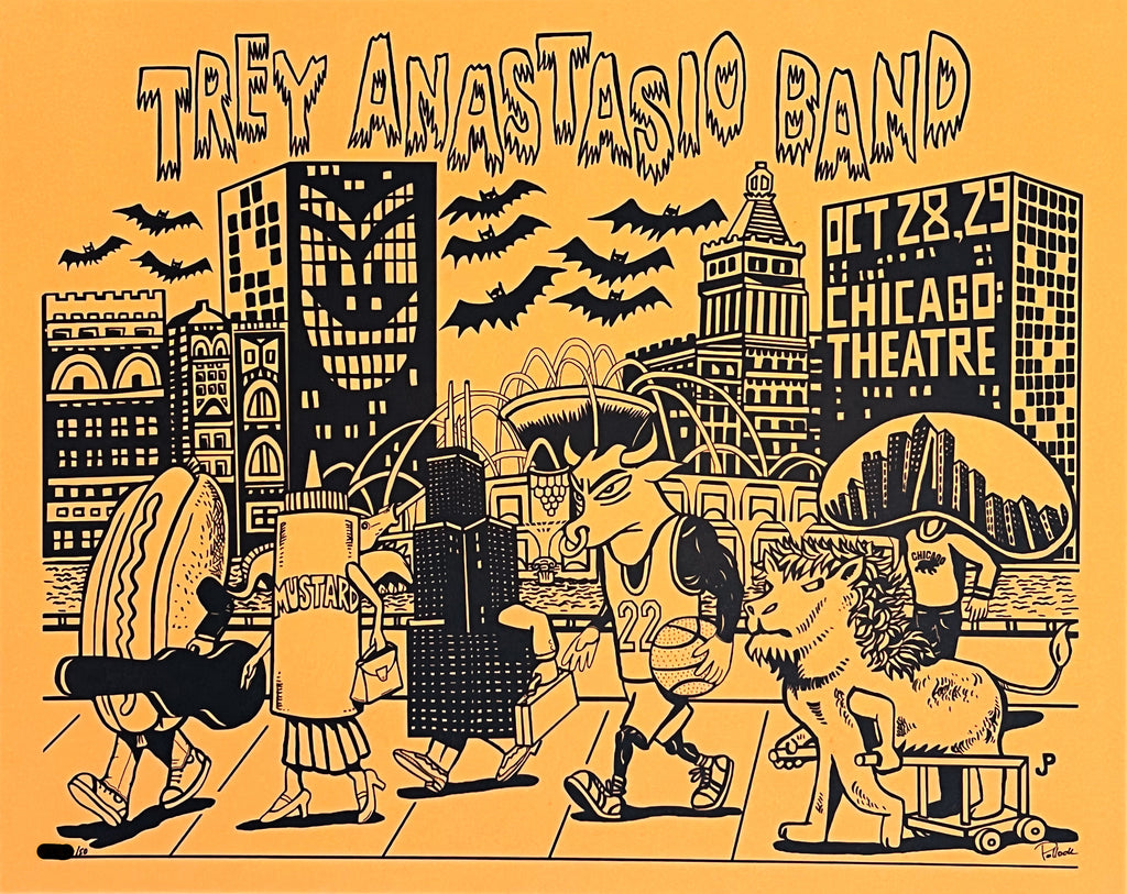 Jim Pollock - Trey Anastasio Band Chicago Pumpkin Variant